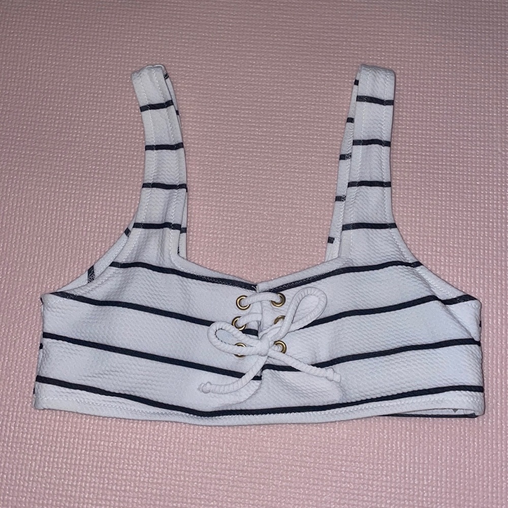 Striped Bikini Top